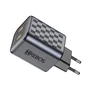 Carregador Hrebos Premium Chess, Dual Type-c, 45w - Cinza