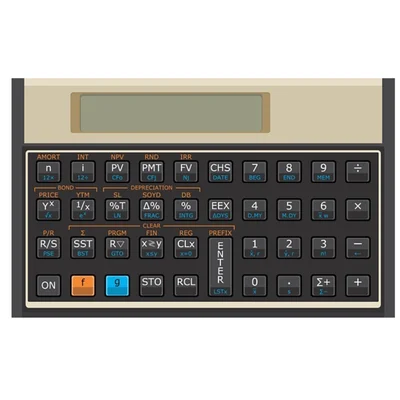 Calculadora Financeira Hp 12c Gold.