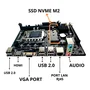 Placa Mãe H61 LGA 1155 DDR3 Dual Channel 16Gb Intel Core i3 i5 i7 2ª e 3ª Geração