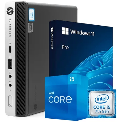 HP デスクトップPC Core i5 Windows 11【002】 Minipc-Hp-Elitedesk-G3-i5-