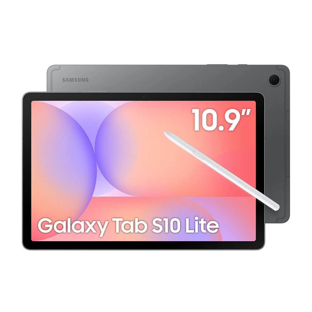 Tablet Samsung Galaxy Tab S10 Lite Wifi, 128GB, 6gb Ram, Tela 10.9”, S Pen E Capa Smartbook Cover Inclusas Cinza - 128 Gb - Wi-fi