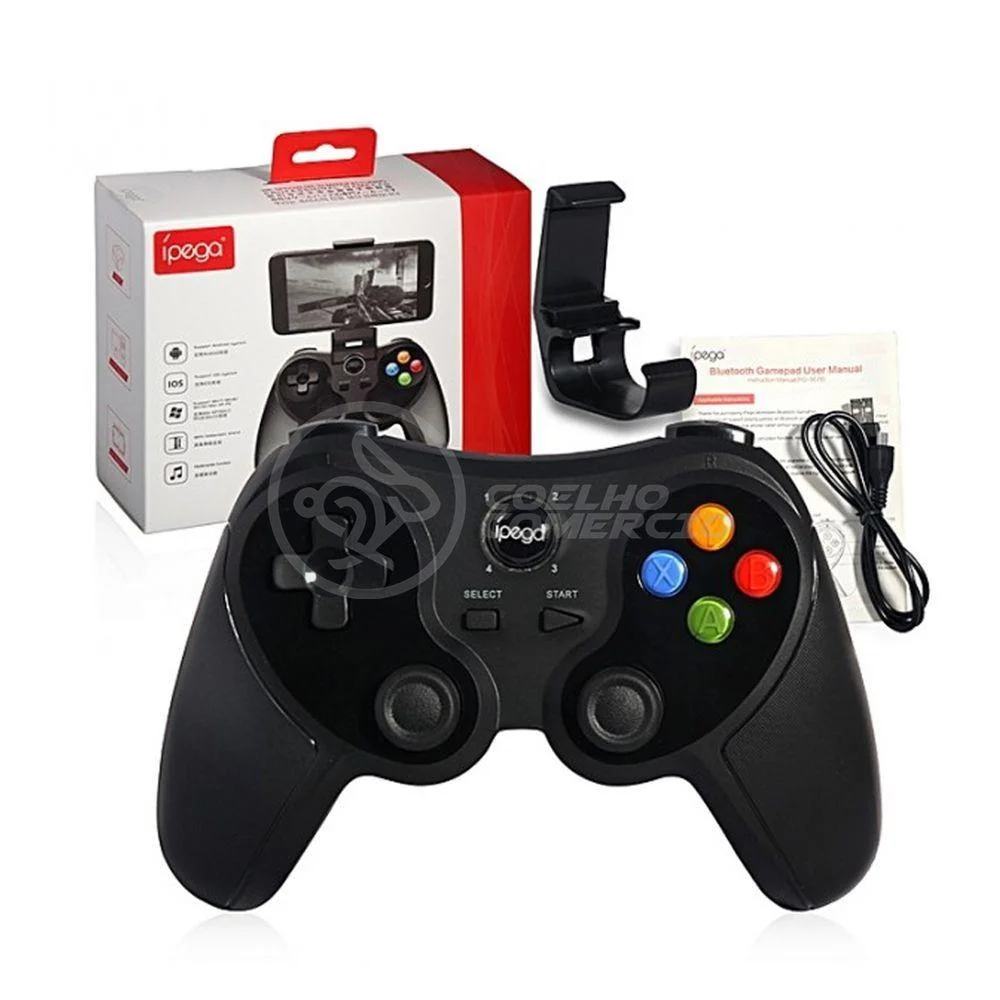 Controle Joystick Sem Fio Ipega Pg-9078 Preto Controle Joystick Sem Fio Ipega Pg-9078 Preto