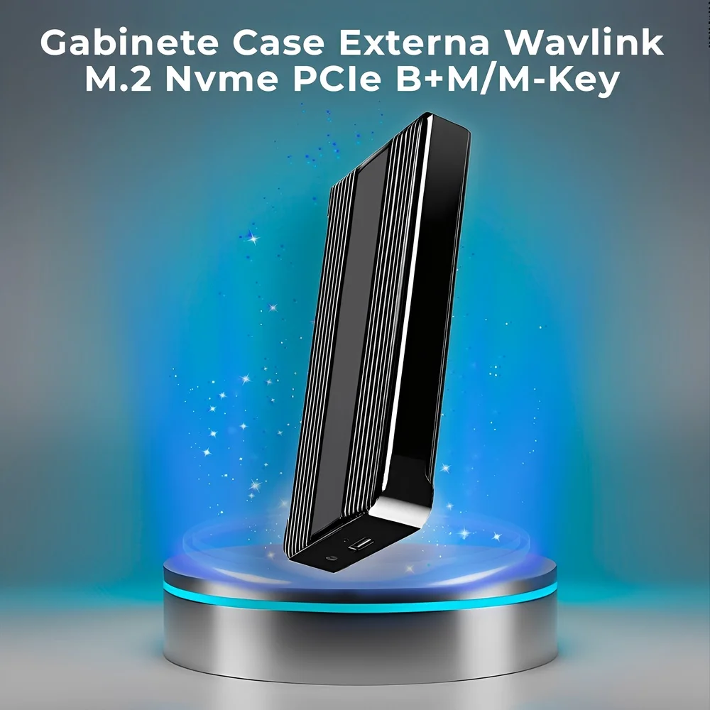 Gabinete Case Externa Wavlink M.2 Nvme PCie B+m/m-key Gabinete Case Externa Wavlink M.2 Nvme PCie B+m/m-key