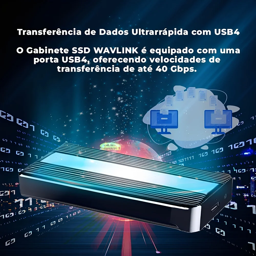 Gabinete Case Externa Wavlink M.2 Nvme PCie B+m/m-key Gabinete Case Externa Wavlink M.2 Nvme PCie B+m/m-key