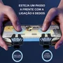 Kit Gatilho Gamer Celular + Luva Dedo (free Fire, Cod, Pubg)