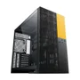Gabinete Gamer Geometric Future Model 5 Vent Sem Fans Preto E Amarelo