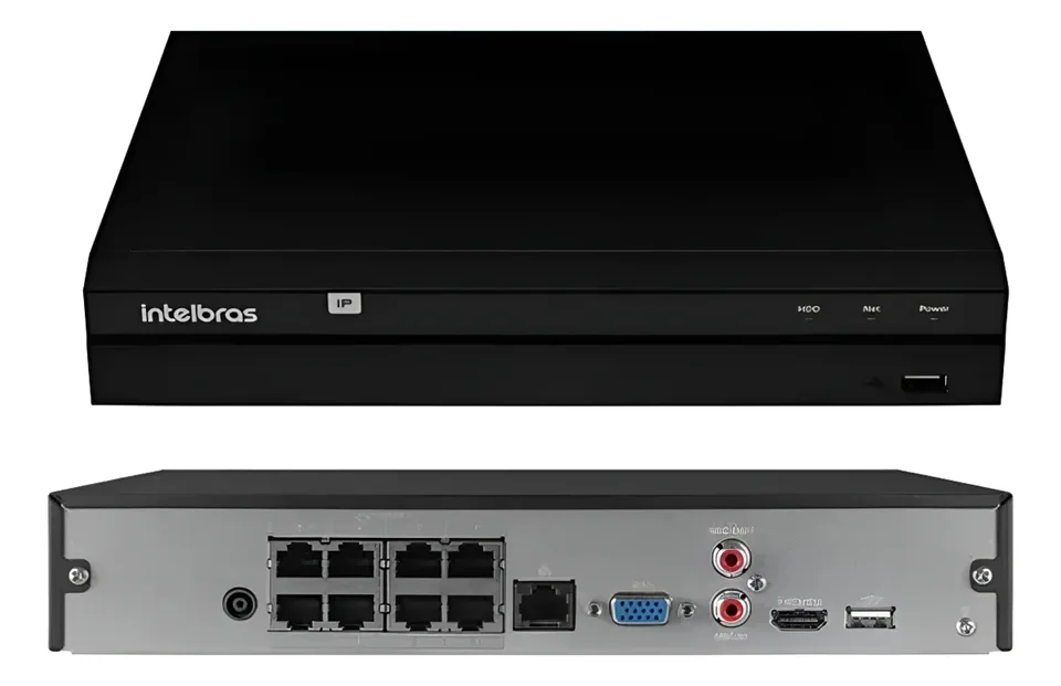 Gravador Ip Nvr 8 Canais Poe Nvd 1408 P + Hd 2 Tb Purple Intelbras Gravador Ip Nvr 8 Canais Poe Nvd 1408 P + Hd 2 Tb Purple Intelbras