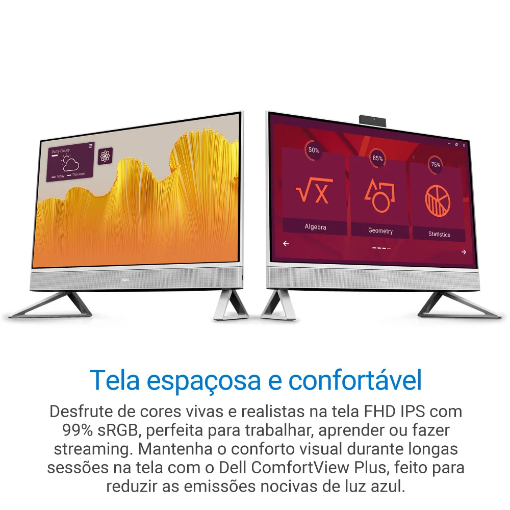 "Computador Dell 24 All-in-one Ec24250 23.8"" Ips Full Hd 13ª Gen Intel Core i7 16gb 512gb SSD Win 11 Aio-i1303-m31" em Campinas - foto 3