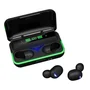 Fone De Ouvido Preto Tws Com Case Carregador Power Bank Controle Touch