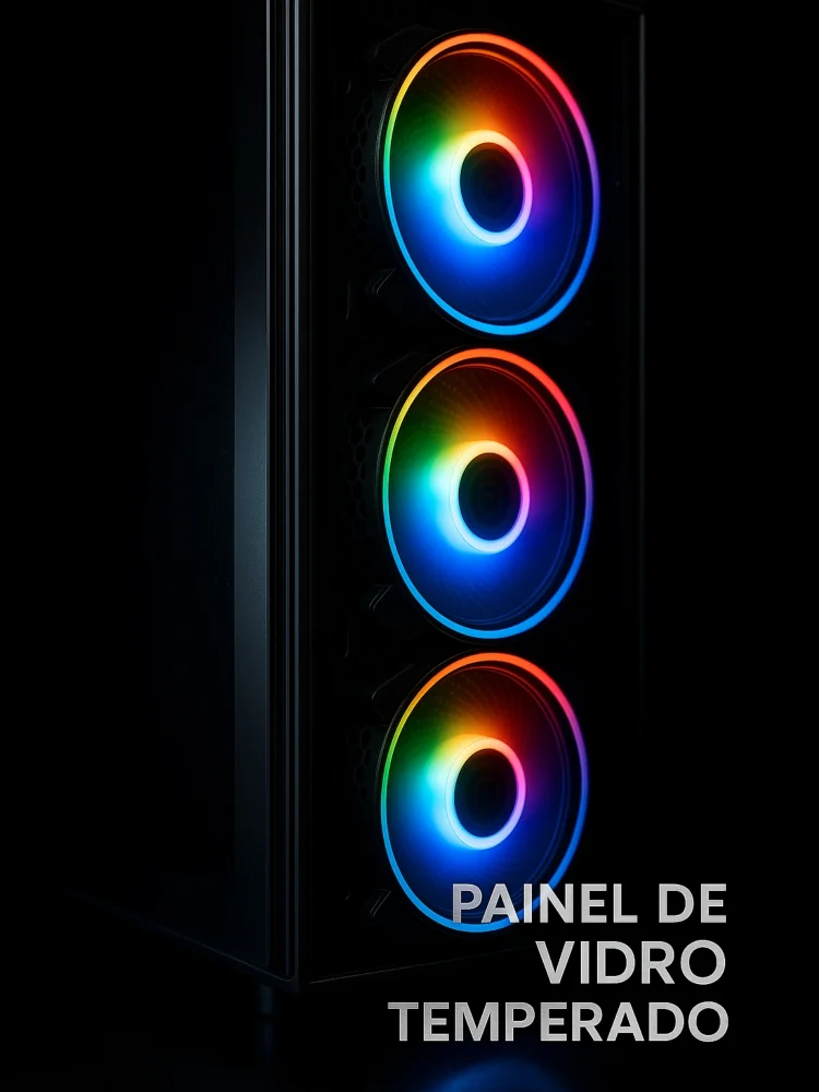 PC Gamer Intel i5 16gb SSD 240GB Placa Vídeo 4gb Monitor 19 - view 2