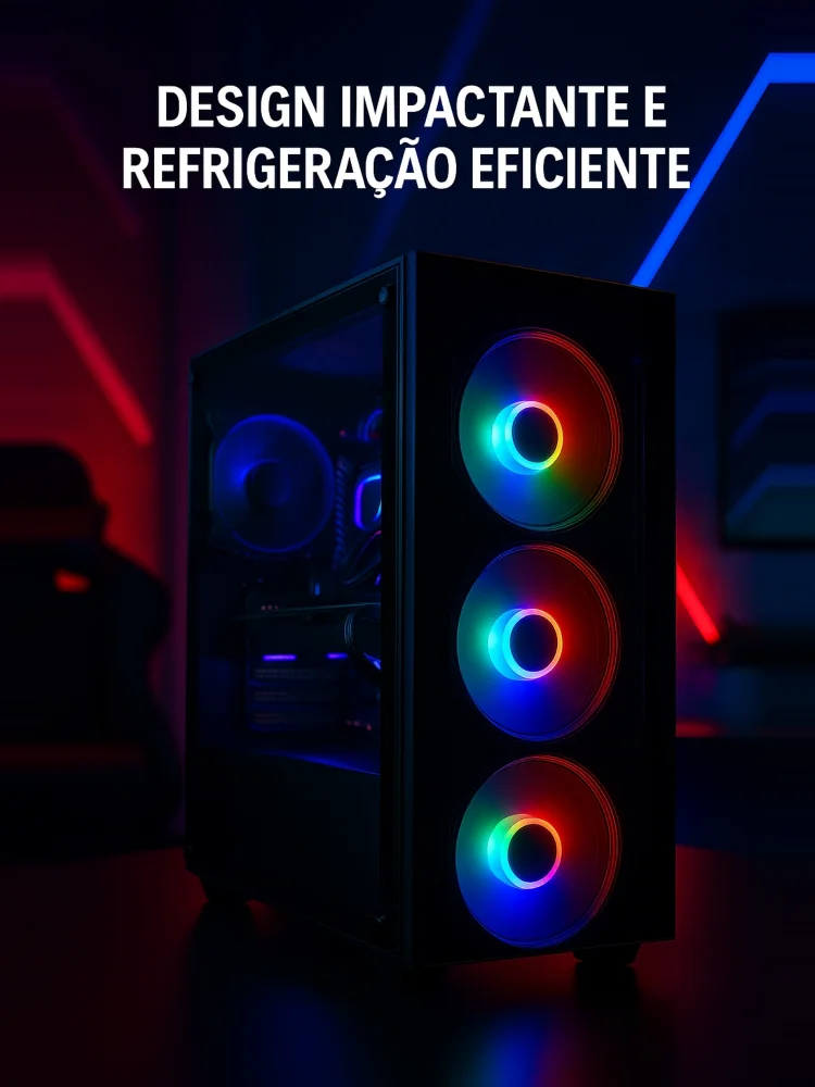 PC Gamer Intel i5 16gb SSD 240GB Placa Vídeo 4gb Monitor 19 - view 5