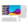 PC Computador Slim Intel i5 16gb SSD 480GB Monitor 19 Branco