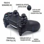 Controle Sem Fio Para Video Game 4 PC Wireless Bluetooth 5.0 Cor:preto