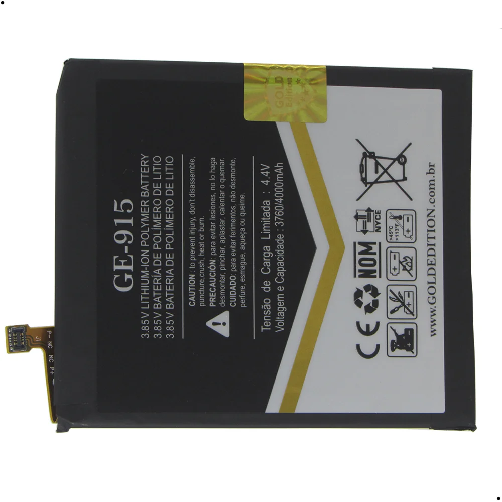Bateria Gold Edition Ge-915 Compativel Com Moto G8 Plus Kd40