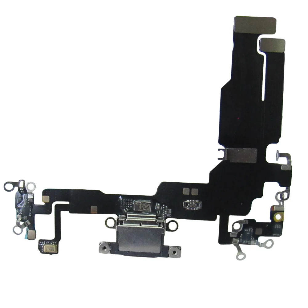 Flex De Carga Dock Conector Gold Compatível Com Iphone 15