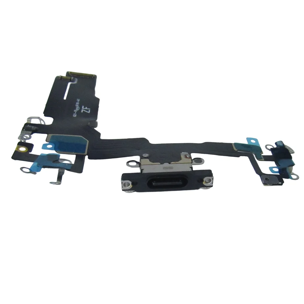 Flex De Carga Dock Conector Gold Compatível Com Iphone 15