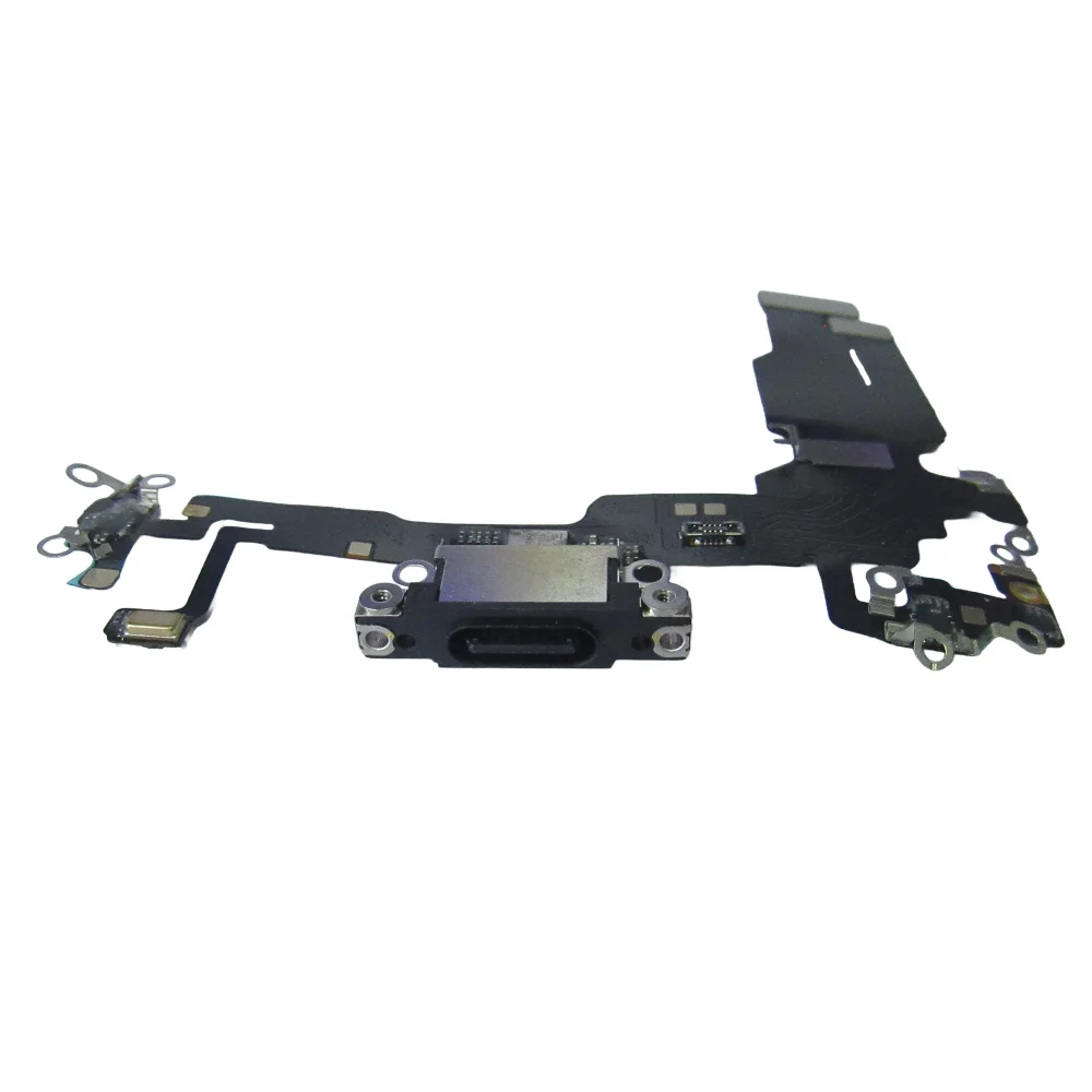 Flex De Carga Dock Conector Gold Compatível Com Iphone 15