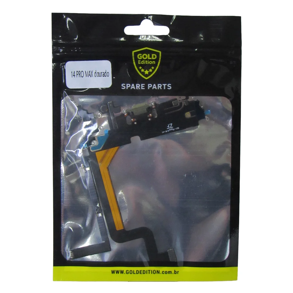 Flex De Carga Dock Conector Gold Para Iphone 14 Pro Max