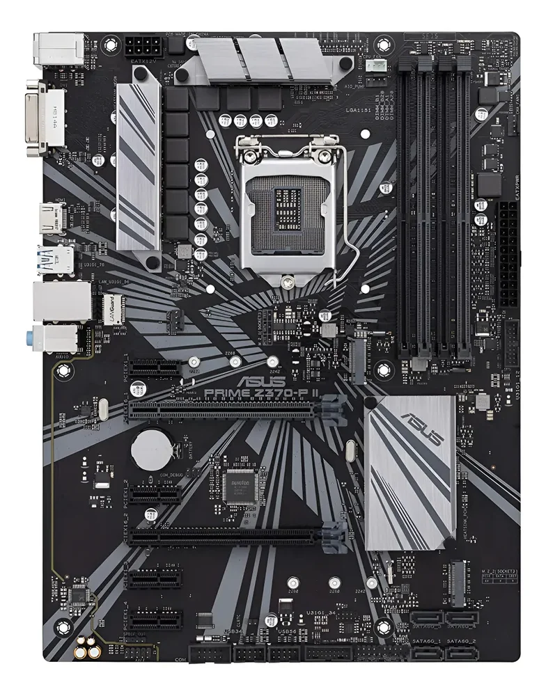 Placa Mae Prime Z370-p 1151 64gb 8 E 9geraçao SSD Nvme M.2 1151 Placa Mae Prime Z370-p 1151 64gb 8 E 9geraçao SSD Nvme M.2 1151