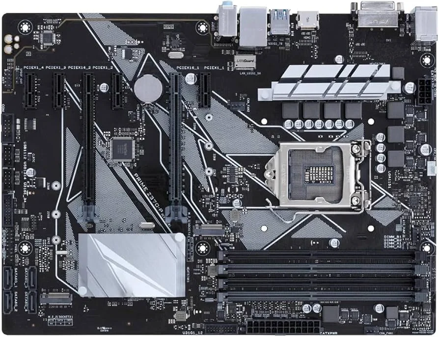 Placa Mae Prime Z370-p 1151 64gb 8 E 9geraçao SSD Nvme M.2 1151 Placa Mae Prime Z370-p 1151 64gb 8 E 9geraçao SSD Nvme M.2 1151