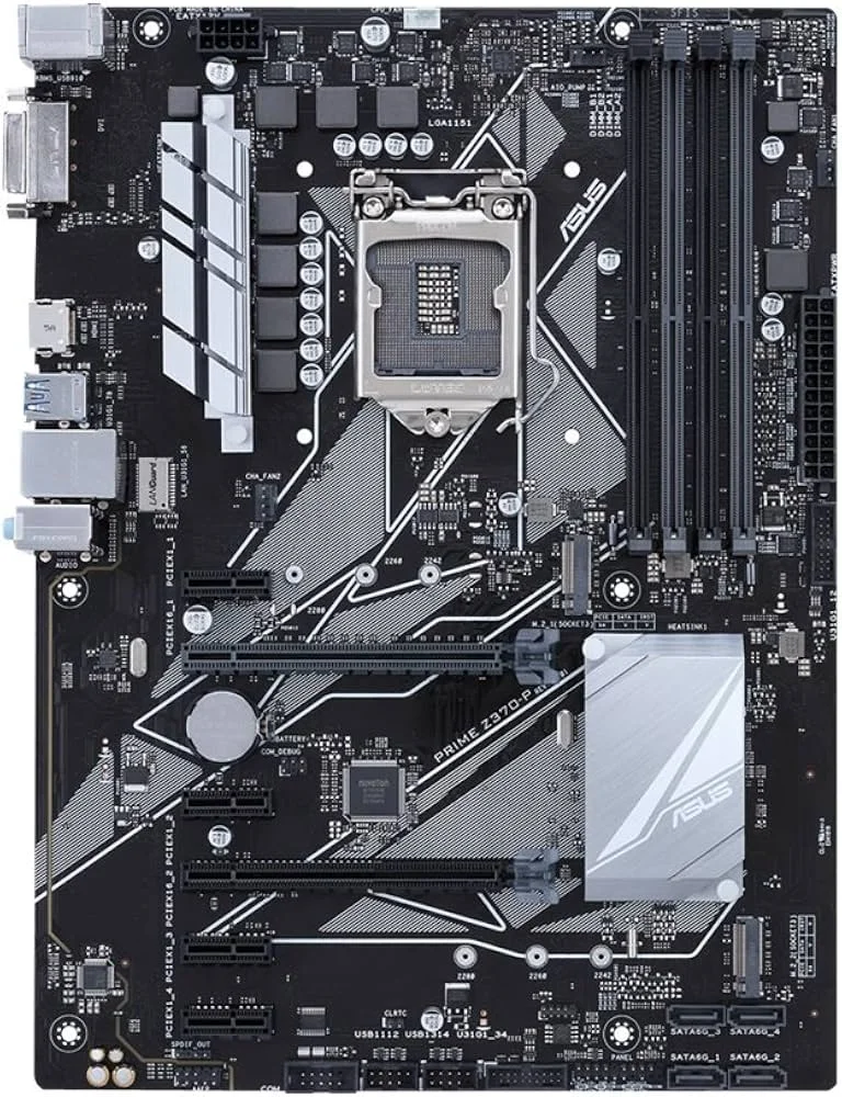 Placa Mae Prime Z370-p 1151 64gb 8 E 9geraçao SSD Nvme M.2 1151 Placa Mae Prime Z370-p 1151 64gb 8 E 9geraçao SSD Nvme M.2 1151