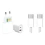 Carregador Duplo 20w Bivolt Com Porta Dupla Usb-a E Usb-c