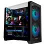 Gabinete Thermaltake View 390 Air Mid Tower Black 1* Curvedtempglass/2*ct140 ARGB - Ca-11f-00m1wn-00