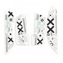 Adesivos Grip Tape Antider. P/ Mouse Attack Shark X11 Branco
