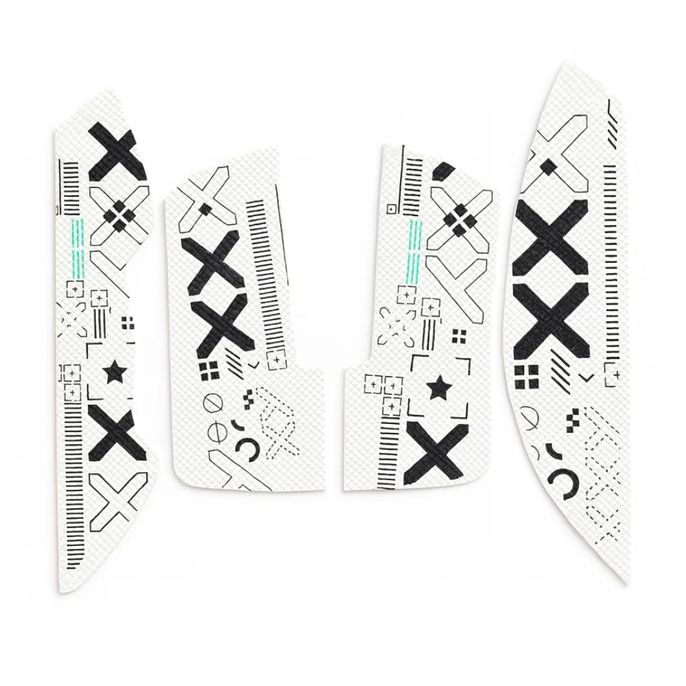 Adesivos Grip Tape Antider. P/ Mouse Attack Shark X11 Branco Adesivos Grip Tape Antider. P/ Mouse Attack Shark X11 Branco