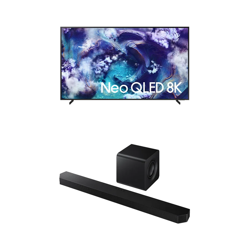 Samsung Vision Ai Tv 65” Neo QLED 8k Qn900f + Soundbar Hw-q800f Kit