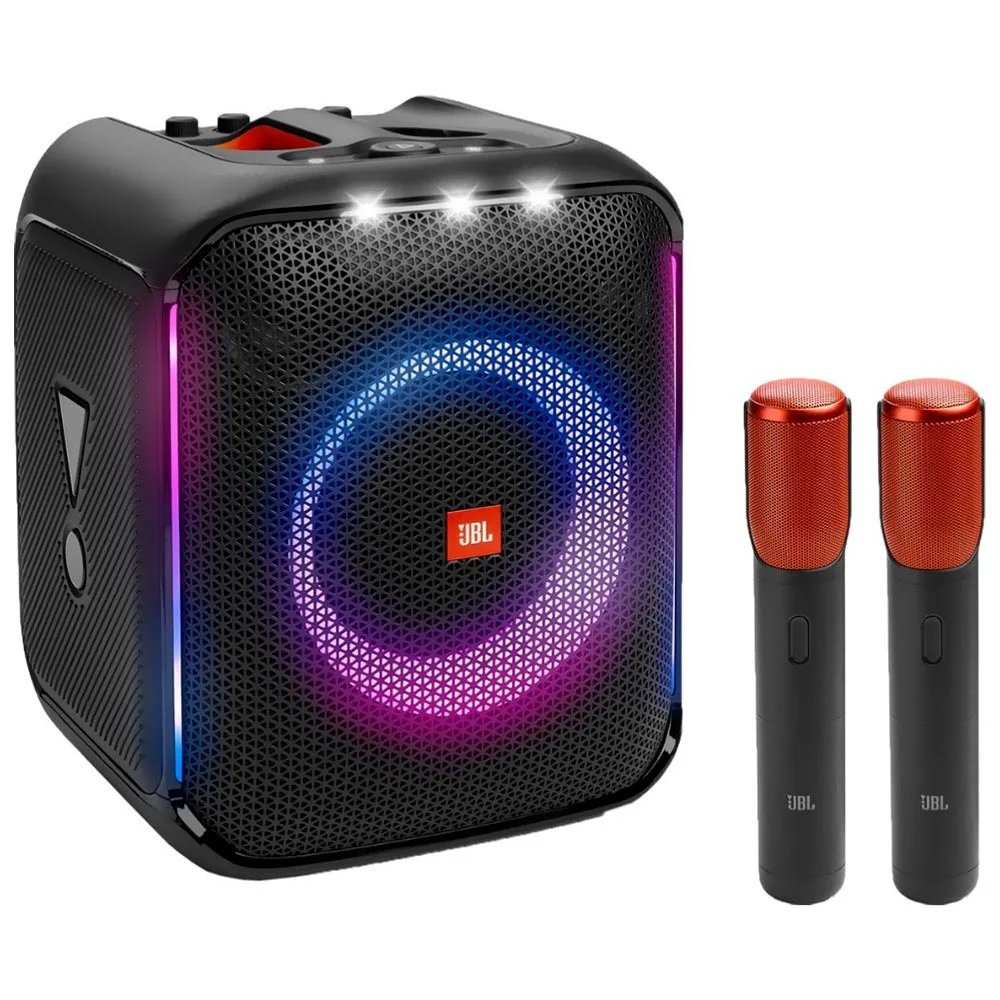 Caixa De Som Jbl Partybox Encore Bluetooth + Microfone - preto