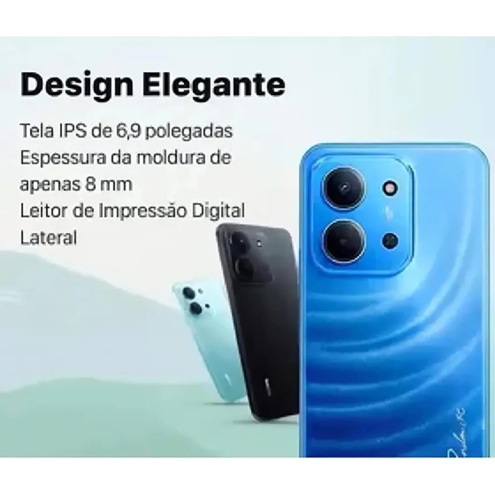 Smartphone Xiaomi Redmi 15c Dual Sim 256 Gb 8 Gb Ram - Preto - view 2