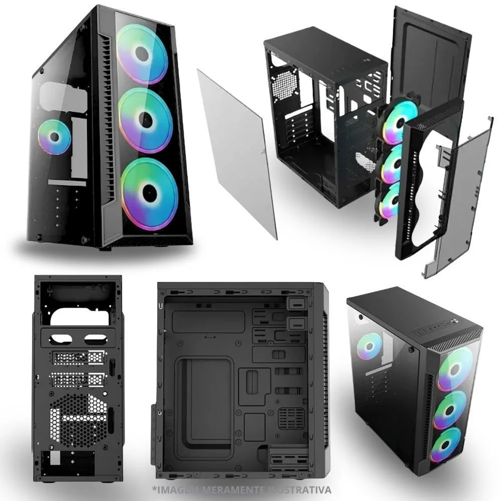 Computador PC Gamer Balão.info Intel Core i7 SSD 480GB 16gb WINDOWS 10 Pro Trial - view 2