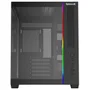 Gabinete Gamer Redragon Wideload Mini Lite RGB Sem Fans Preto