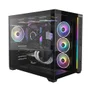 Gabinete Gamer Redragon Wideload Mini Lite RGB Sem Fans Preto