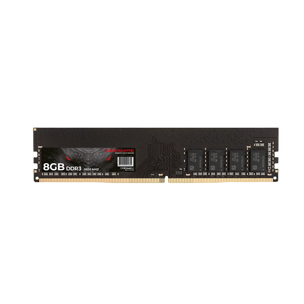 Memória Ram Westgatte 8GB Ddr3 1600mhz 1.5v Para PC Memória Ram Westgatte 8GB Ddr3 1600mhz 1.5v Para PC