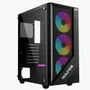 Gabinete Gamer Atx Sem Fan Sem Fonte Round5 Syndra Black R5-syndra-b-2183