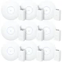 9 Roteadores Wifi 6 Access Point 5.3 Gbps + 9 Injetores Poe+ | 9 U6 Pro Ubiquiti Com 9 Fontes 48v 30w
