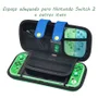 Case Nintendo Switch 2 Luigi + 4 Grips + 2 Películas Vidro