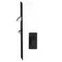 Fechadura Serralheiro Porta De Correr Espelho 430zm 18mm Cilindro 74mm Preto Pado