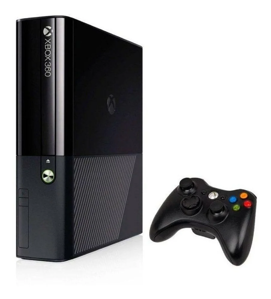 Microsoft XBOX 360 Super Slim 250gb + 3 Jogos Standard Cor Preto Microsoft XBOX 360 Super Slim 250gb + 3 Jogos Standard Cor Preto