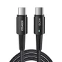 Cabo Usb-c 3 Metros Essager Turbo Pd 60w Revestimento Em Nylon Trançado E Carregamento Rápido
