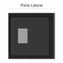 Gabinete Atx Cx-2d67 Sem Fonte Preto Baias 4/5.25 + 1/3.5 Ext
