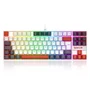 Teclado Mecanico Usb Gamer Kumara RGB Switch Dust-proof Brown Redragon K552wlr-RGB Branco, Preto E Vermelho