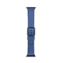 Pulseira Apple Watch 38/40/41 Mm, Couro, Linha Pampas,   Iplace, Azul Marinho