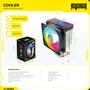 Cooler Processador Revenger G-VR353 RGB 95W Compatível Com processadores Intel e AMD