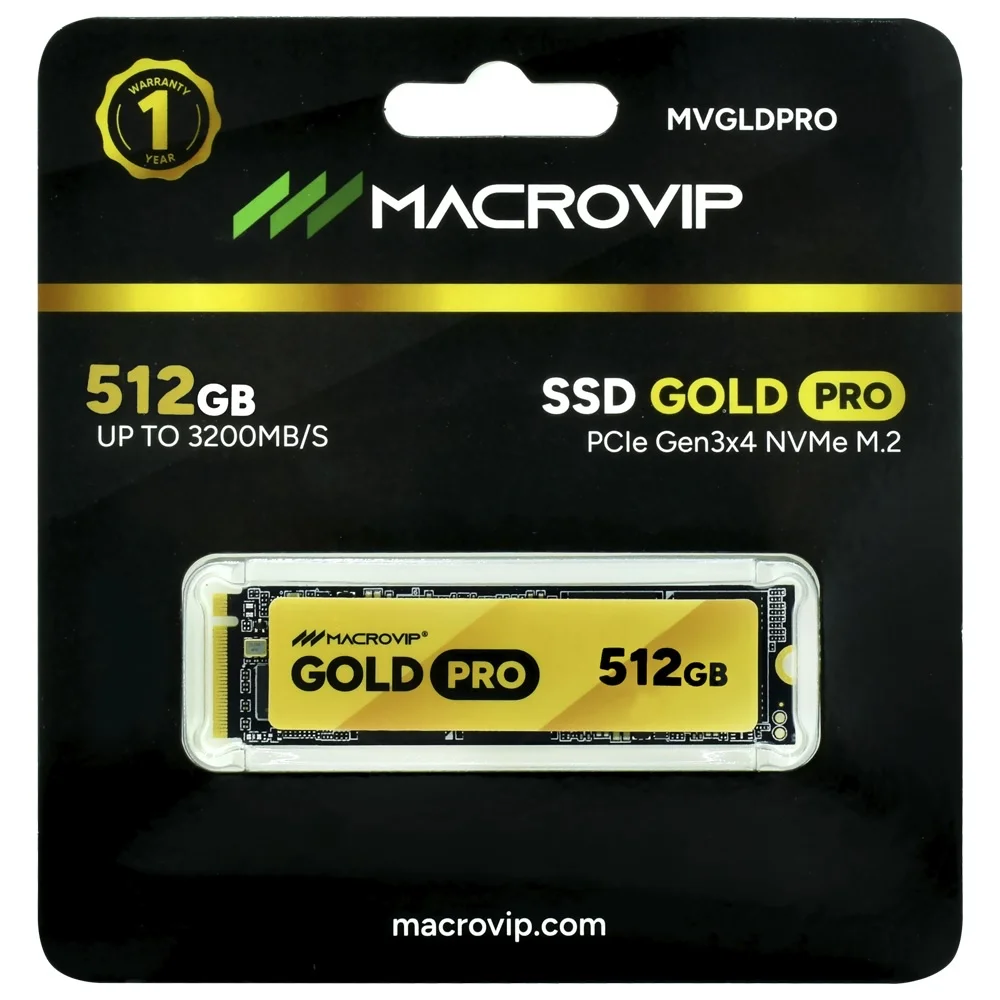 SSD M.2 512gb Macrovip Gold Pro Nvme PCie - view 2