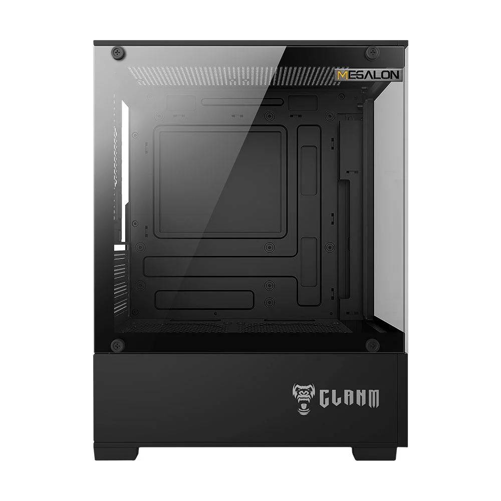 Gabinete Clanm Night Megalon Micro-ATX Mini Tower Preto