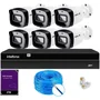 Kit 6 Câmeras Ip Vipc 1230b Intelbras Nvd 1408p Hd 2TB Purple