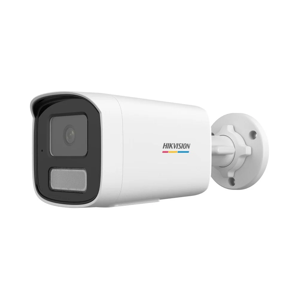 Câmera de Segurança IP Bullet 2 MP ColorVu Smart Hybrid Light Hikvision DS-2CD1T27G2H-LIU(F)